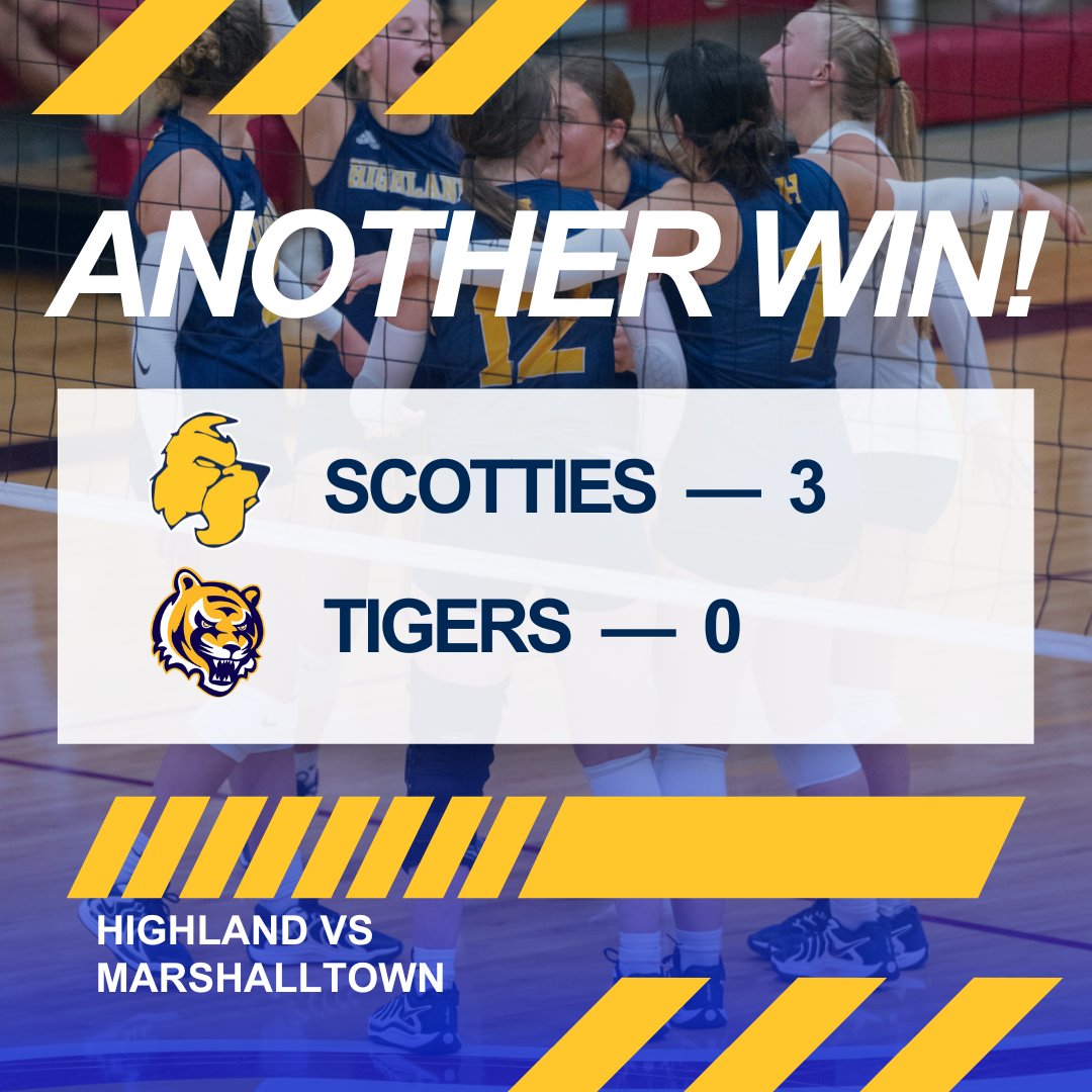 Can't stop, won't stop. Scotties beat Marshalltown 3-0.

#GoScotties #HCCVBall #HCC