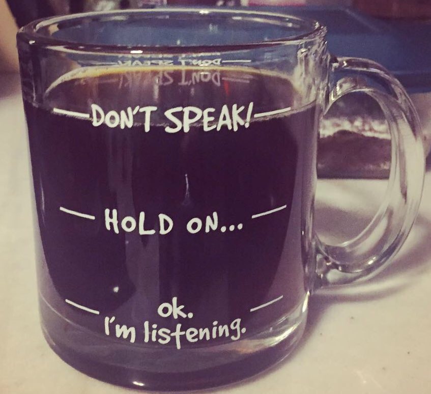 ellelljaytoo's tweet image. #NoTimeFor chitchat.☕️Follow instructions.