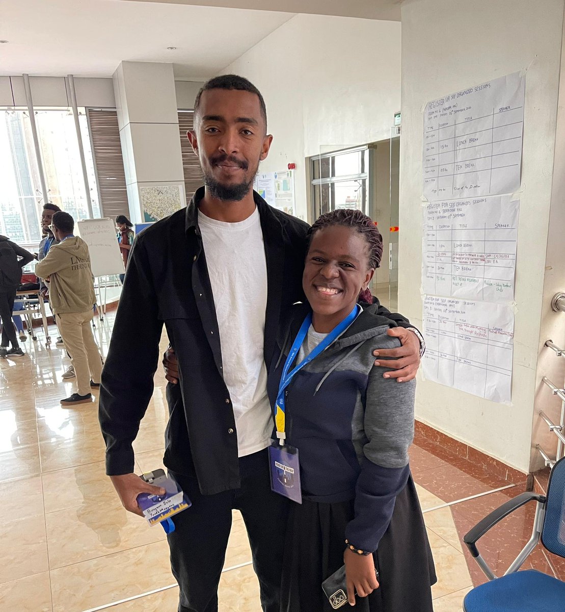 LetwinNomsa's tweet image. It's weird how the #openmapping community connects you with people all over the world but still makes it feel like you've known each other for years. The connections built are so real and we never can be strangers.
Introducing my other best from #Ethiopia @BinyamDele 💃