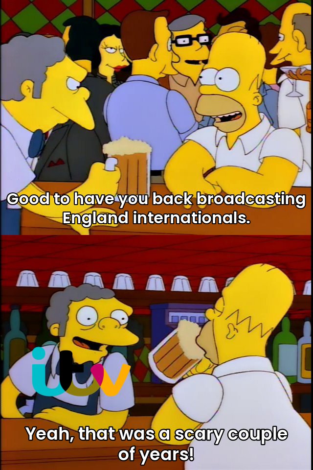 Simpsons England tweet media