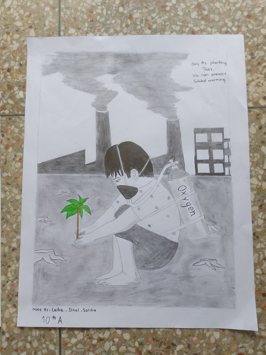 KhadijaRabbani's tweet image. Our children are more aware and concerned about climate change. Amazed to see it through their posters on clime change impacts causes and solutions. POWER OF ART, POWER OF YOU poster competition among  children in KP Schools.
#IWMl #USAID #WMfEP #cleanairday #IWMIPakistan #cgiar