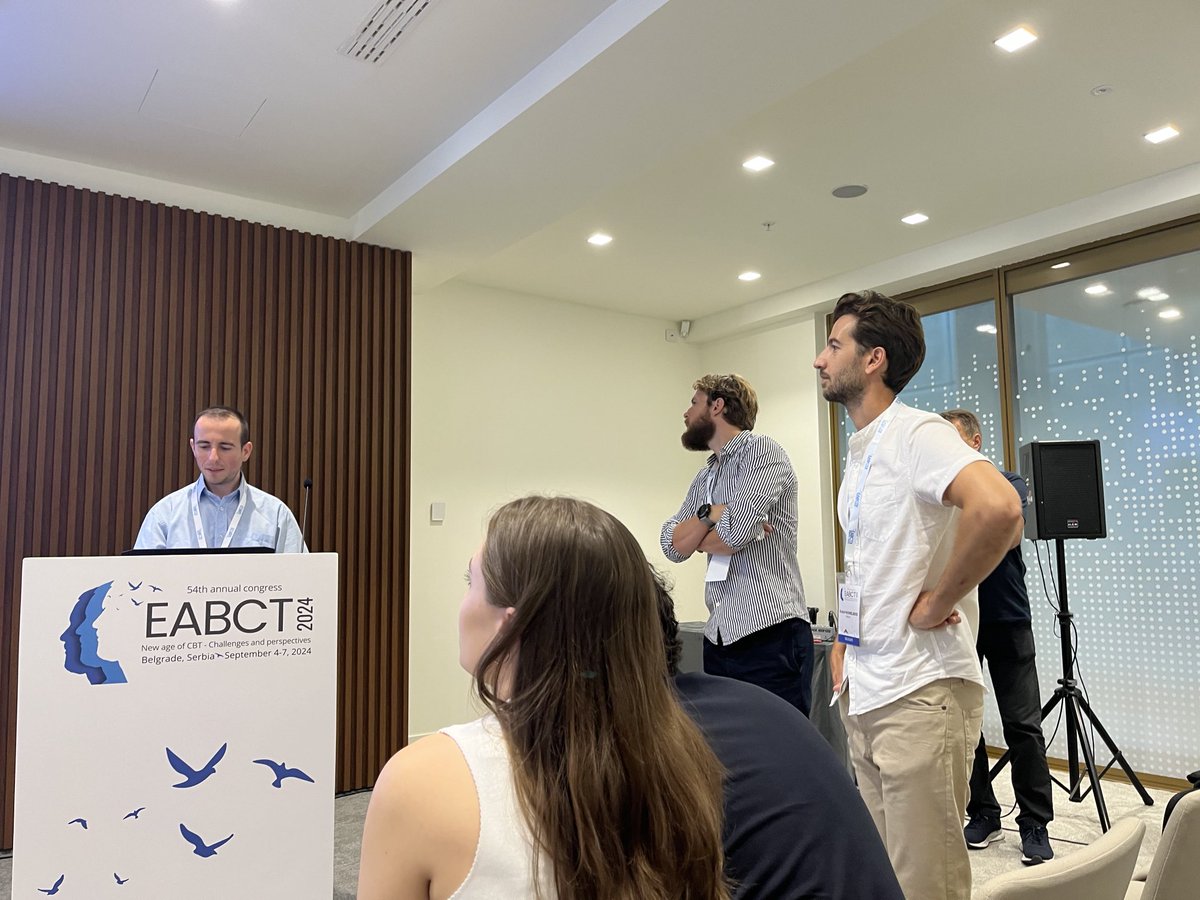 #ghentuniversity presenting innovative psychology research on international conferences : well done colleagues ⁦<a href="/YannickVdZ/">Yannick Vander Zwalmen</a>⁩ @kristofvanhoorebeecke ⁦<a href="/ernst_koster/">ernst koster</a>⁩