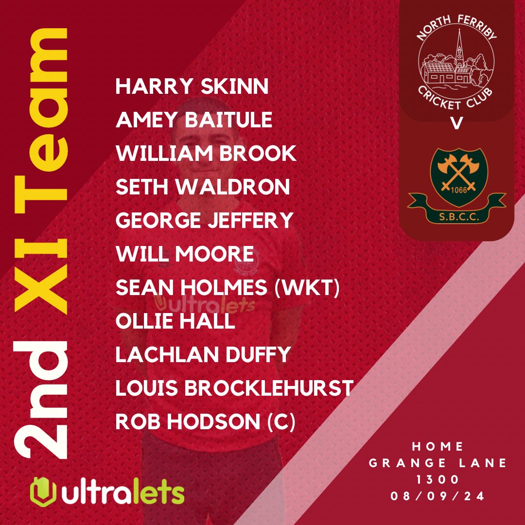 Here’s how the Ferrets line up for their penultimate games of the year! Some familiar faces return for freak weekend of cricket 🏏 

Go well teams 🤝🏼