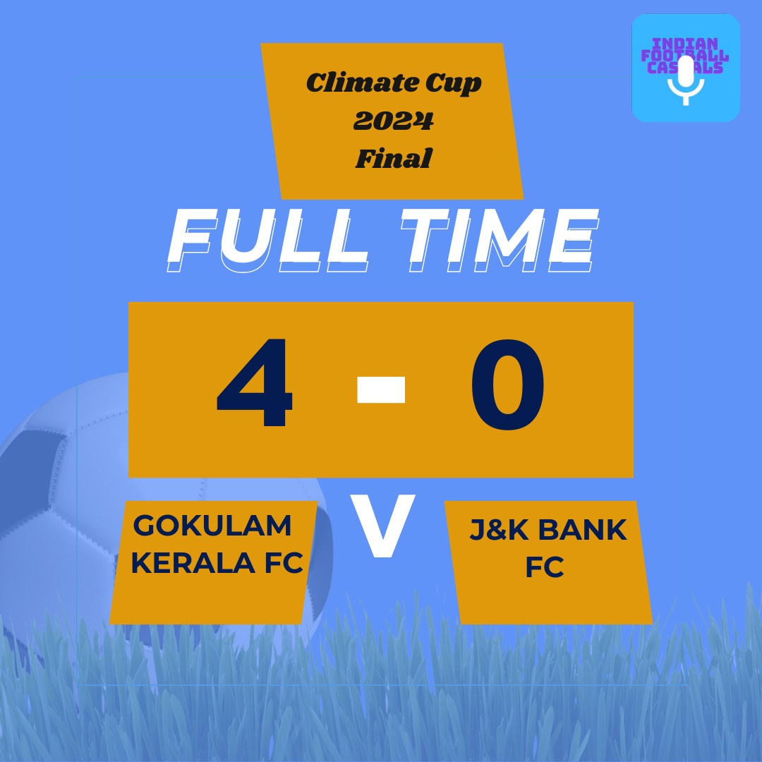 FieldVisionIND's tweet photo. ⏳ Full Time: GKFC 4️⃣-0️⃣ J&amp;K Bank 

@GokulamKeralaFC lift Climate Cup 2024 in some style 

#Malabarians #GKFC #ClimateCup https://t.co/aA8KJiavkj