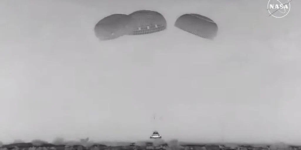 TribeITs's tweet photo. Un regreso casi perfecto salva a la Starliner y a Boeing del desastre: la nave de los astronautas atrapados vuelve a la Tierra vacía https://t.co/act7AZzzEk https://t.co/nTABPcNcpA