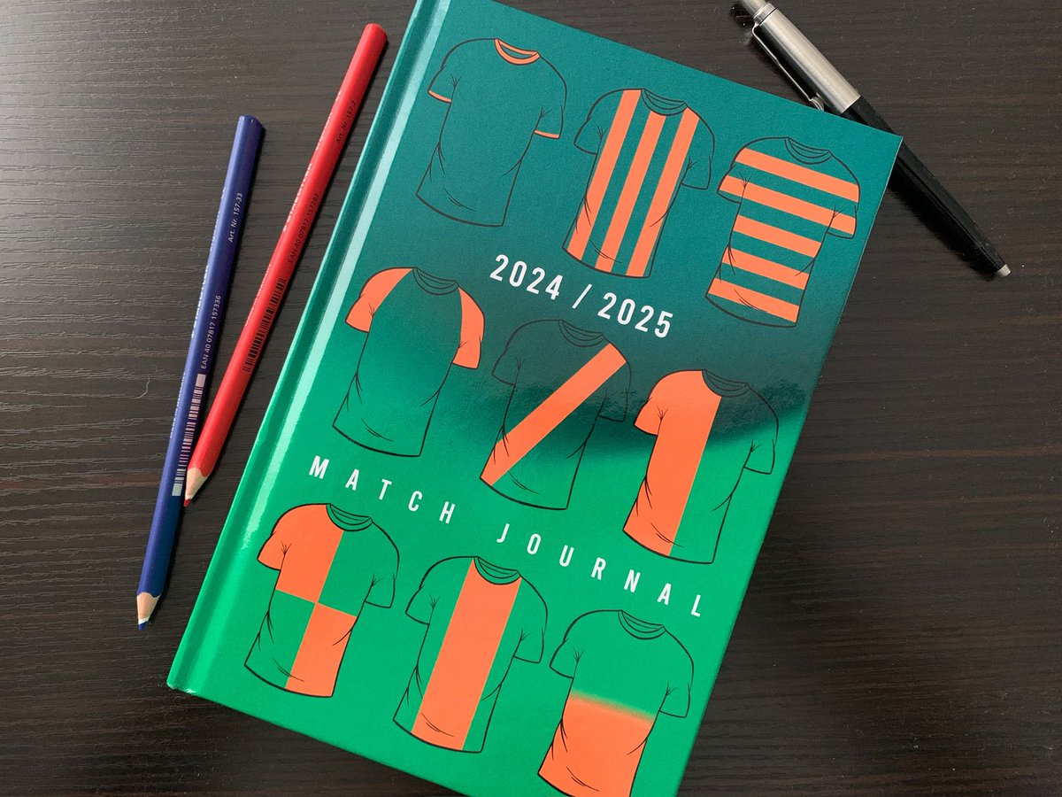 I’ve been sitting on this idea for over a year now- A matchday journal to record games in

(Short 🧵)