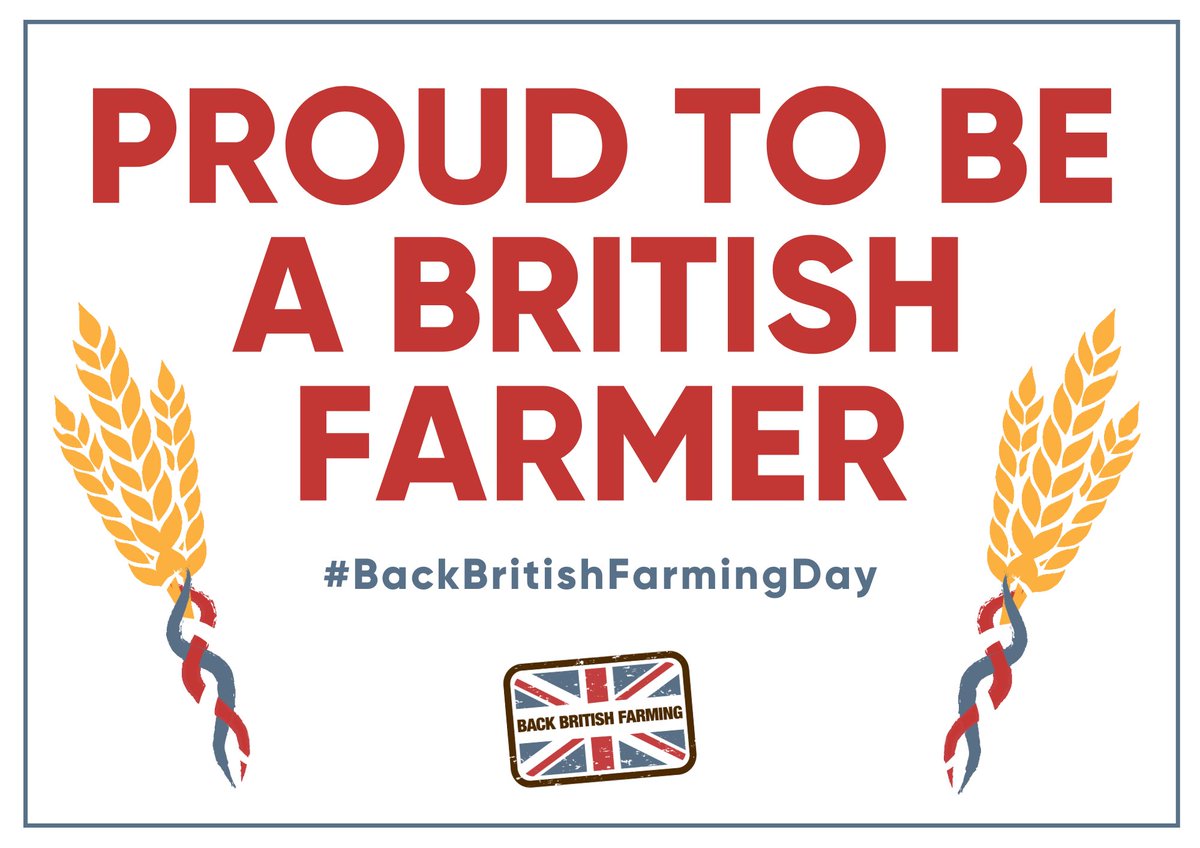 It's nearly #BackBritishFarmingDay, one way to get involved it to share why you are proud to be a farmer... 

Print and use this sign👇and tag us in your posts 🇬🇧

Read more👉ow.ly/av9z50TgvQU

#BackBritishFarming