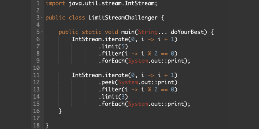 RafaDelNero's tweet photo. Explore stream manipulation and filtering to make your Java code more efficient. Master limiting and filtering data with streams. Let's dive into this Java Challenge! 

🔗 https://t.co/ikSe6aJ0BK

#Java #JavaChallenge #LimitStream https://t.co/9DLwQaDzL9