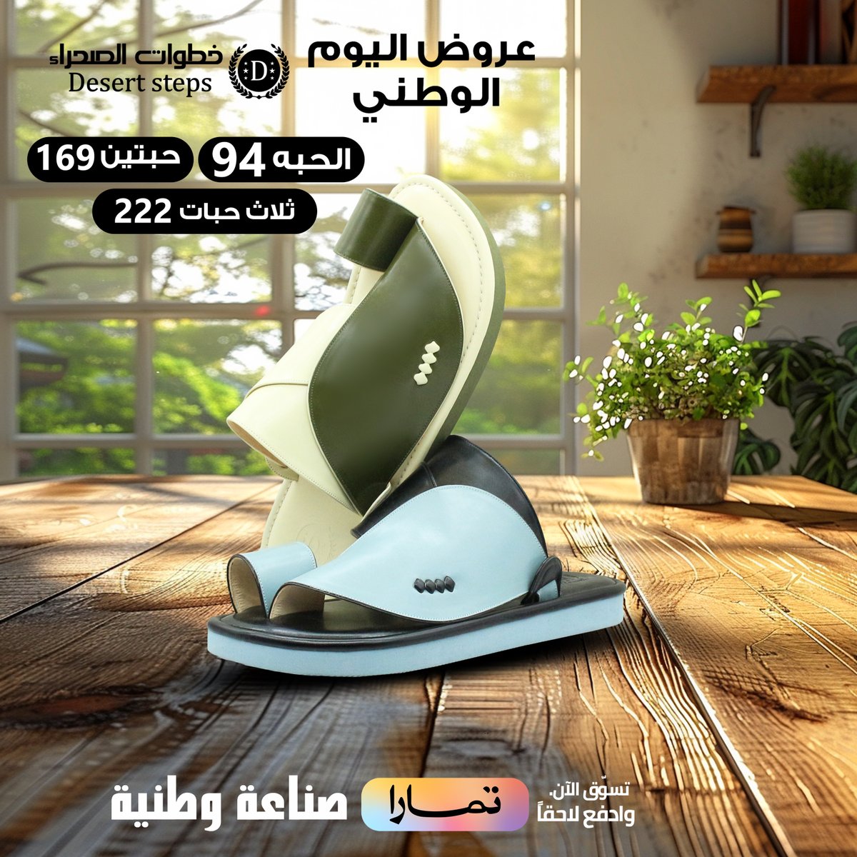 StepsDesert's tweet photo. عروض اليوم الوطني
الحبه بـ 94
اشتري حبتين بـ 169
اشتري ثلاث حبات بـ 222 
#عروض_اليوم_الوطني94  #خصم_اليوم_الوطني #ترند_اليوم_الوطني #الوطن
#احذية #خصم #ترند #احذية_رجالية  #الجوهره_للاهلي_ممثل_الوطن #منتخب_الهلال 
#اليوم_الوطني_السعودي_94 https://t.co/pTtpJIzZlu