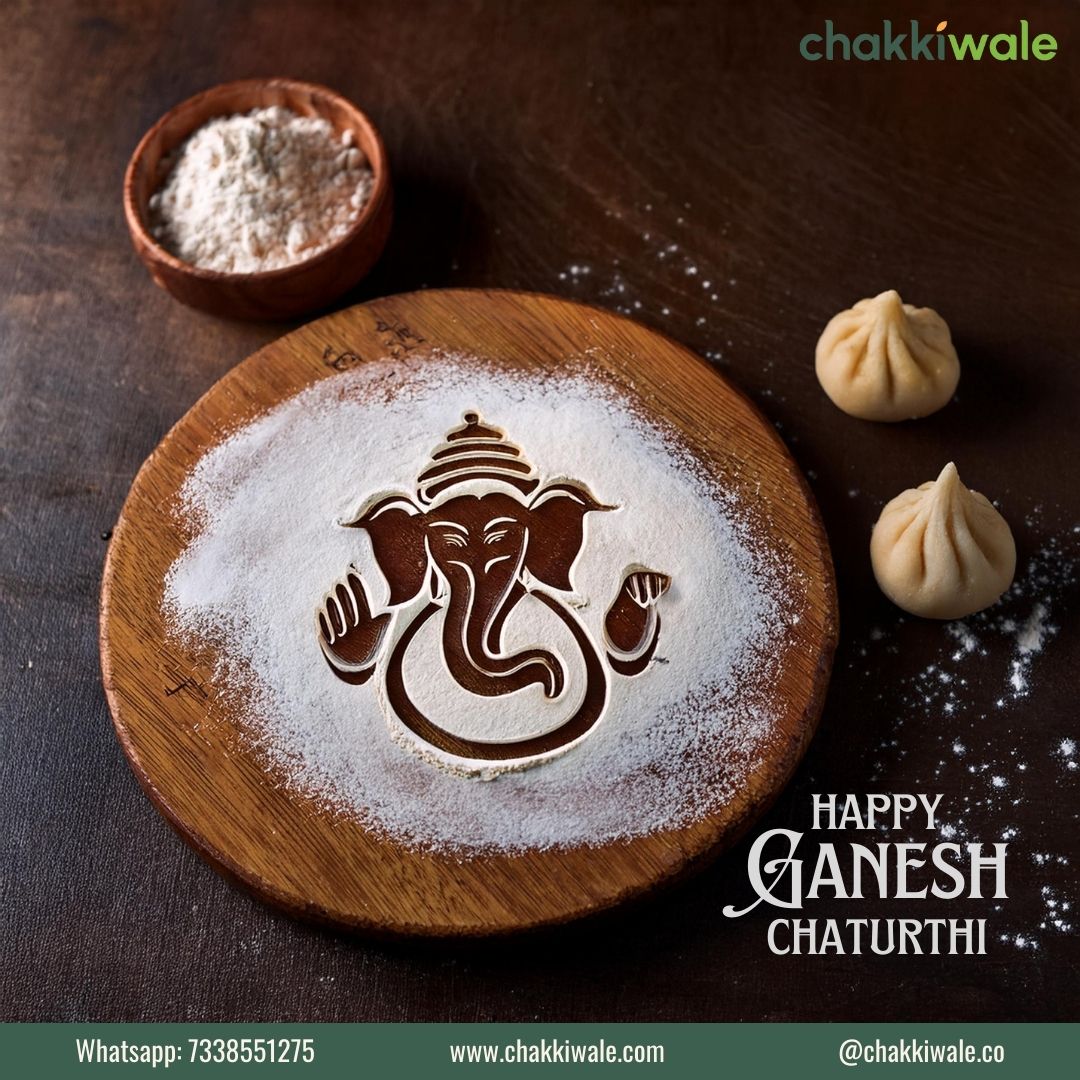 ChakkiwaleCo's tweet photo. Let your #modak and festive delicacies shine with purity and the finest ingredients.โจ
As we celebrate #GaneshChaturthi , let #๐๐ก๐๐ค๐ค๐ข๐ฐ๐๐ฅ๐โs fresh, live-milled #flours, #spices, and #oils be part of your preparations.๐
#suretyofpurity #Ganeshotsav https://t.co/tzzirIURds