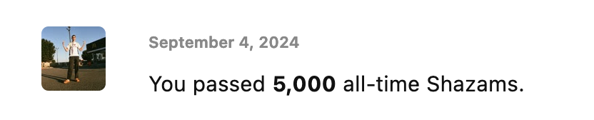 howntur's tweet photo. Just went aluminium on Shazam. Cannot describe this feeling other than #blessed 🙏 Onto #bigger 🐘 and better 🍭 https://t.co/SV24ZL1uCe