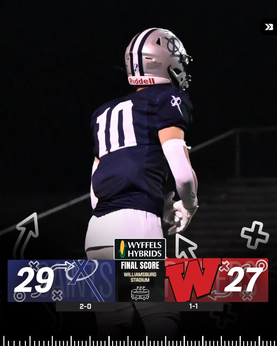 🚨FINAL SCORE🚨

XAVIER TAKES DOWN WILLIAMSBURG 29-27 IN A TIGHT BATTLE 🔥

THE SAINTS ARE NOW 2-0 WITH BACK TO BACK BIG WINS.

📸: Jam T