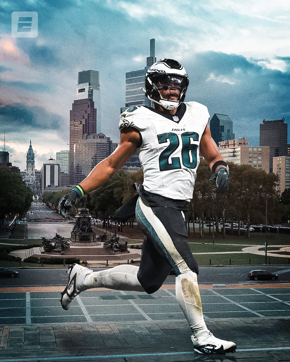 PHILLY, SAQUON HAS ARRIVED 🔥 

BARKLEY FINISHES WITH 3 TDS IN HIS DEBUT GAME WITH THE BIRDS 🦅