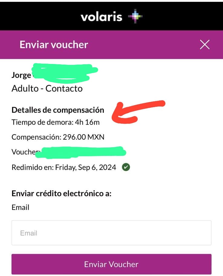 coke_luis's tweet photo. @Profeco Vuelo retrasado +4hrs y @viajaVolaris  no quiere compensar con el valor del boleto +25% (en el aeropuerto ofrecieron $1500) y ahora se hacen de la vista gorda solo dando $296.00 https://t.co/RqE9xXG4jV