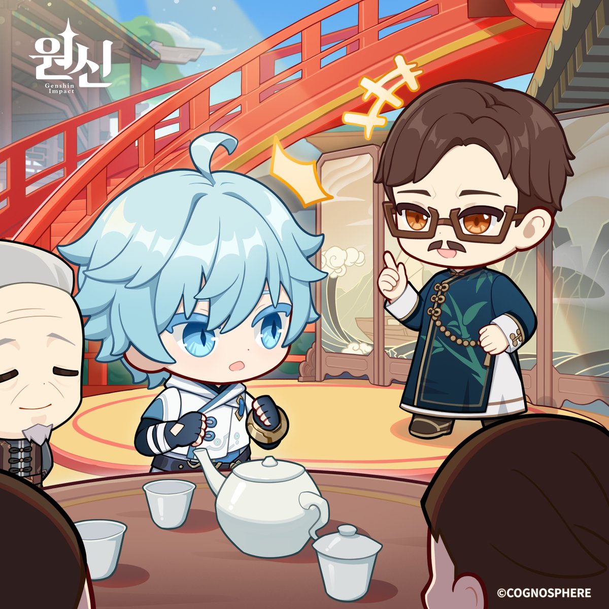 「이런 세상에! 그가 커다란 동굴 안으로 떨어져 버린 것이 아니겠는가!」
「오오!」
「뒤 내용이 궁금하면 다음 화를 기대하시라!」
「아앗… 또 딱 좋은 곳에서 끊기다니! 하아, 어쩔 수 없지…」

※게임에 확률형 아이템 포함

#원신 #중운의생일
