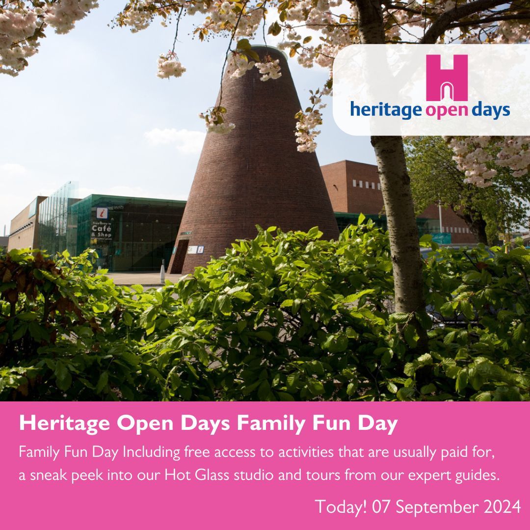 Today is World of Glass Family Fun Day! 🎉

📆 Saturday 7th September 2024
⏰ 10:00pm - 4:00pm 
📍 The World Of Glass

For more information click here - buff.ly/4dLFRYl