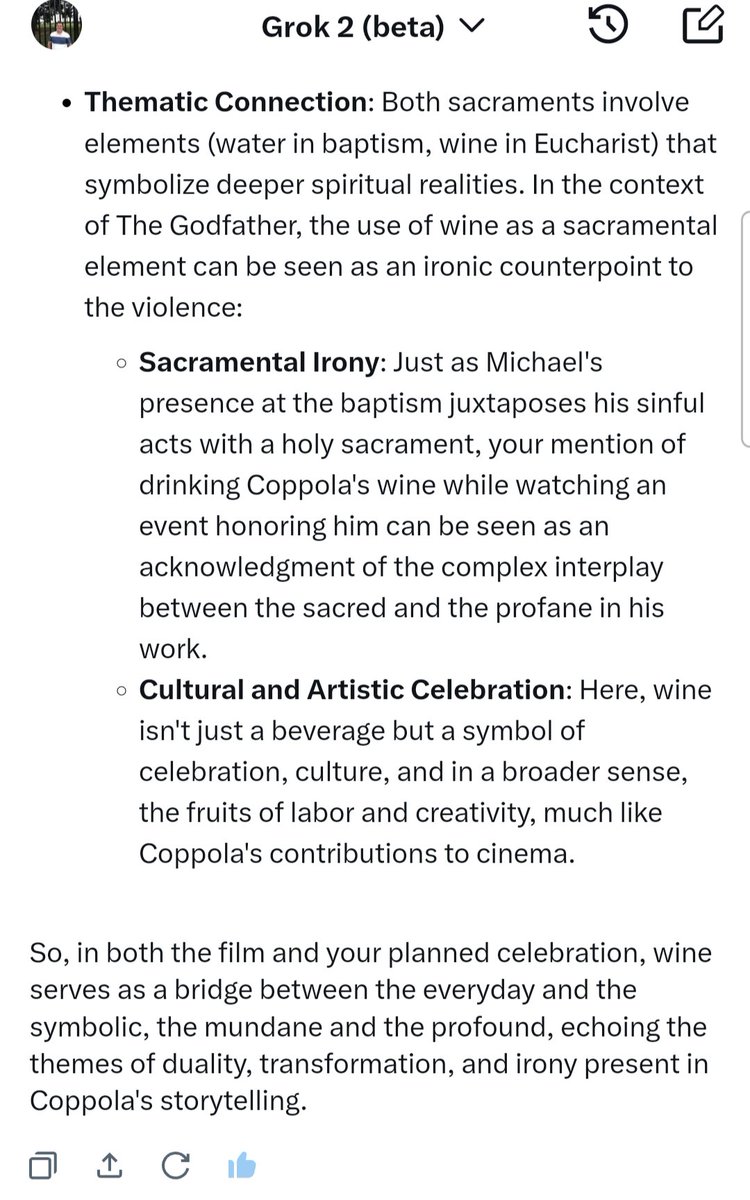 mikozlowski's tweet photo. In vino veritas, @coppolawine #DramaticIrony https://t.co/R9XUIBtFGh