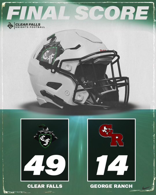 Clear Falls Football (@clearfallsfb) on Twitter photo 