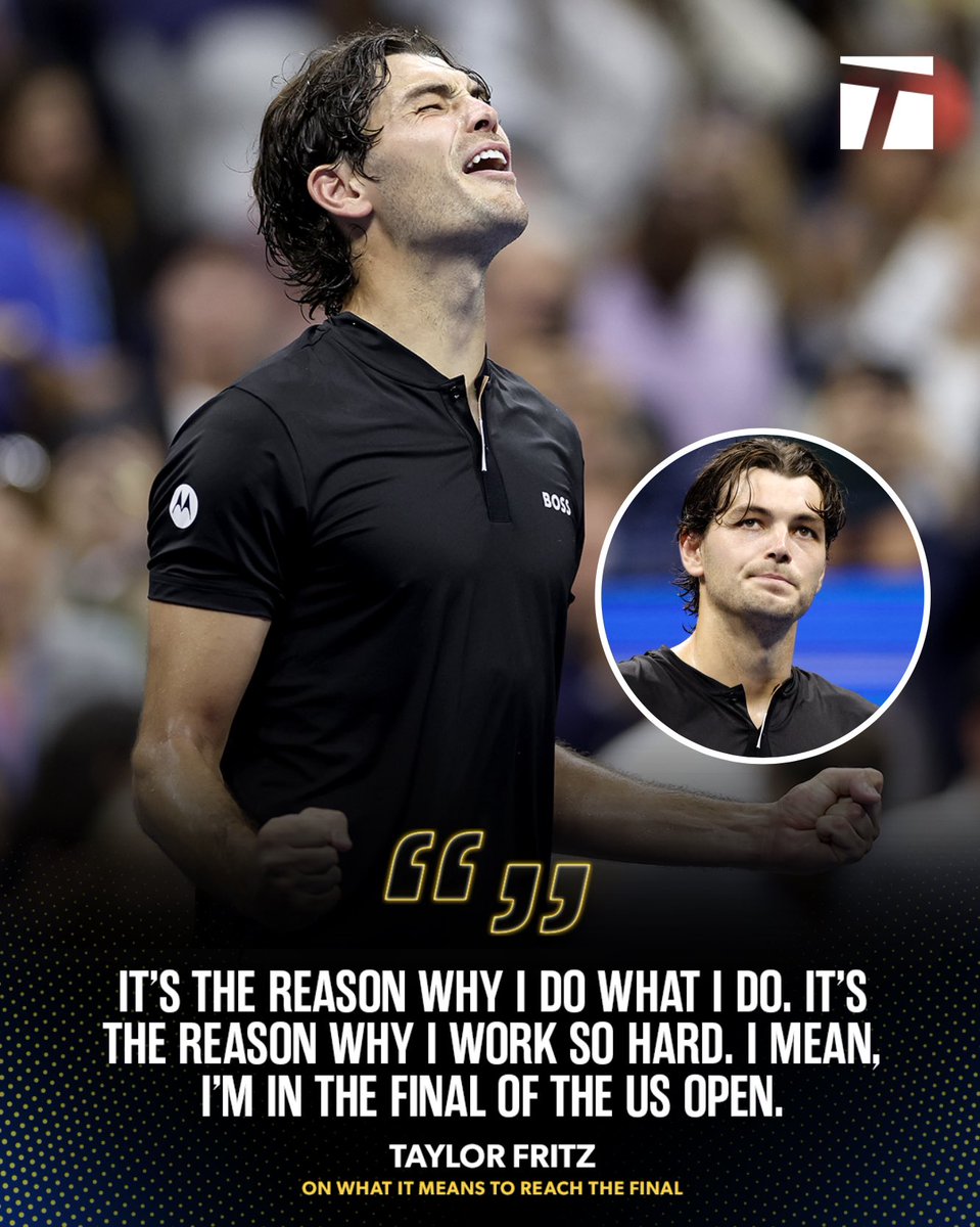 Dream come true. 🥹💙

<a href="/Taylor_Fritz97/">Taylor Fritz</a> | #USOpen