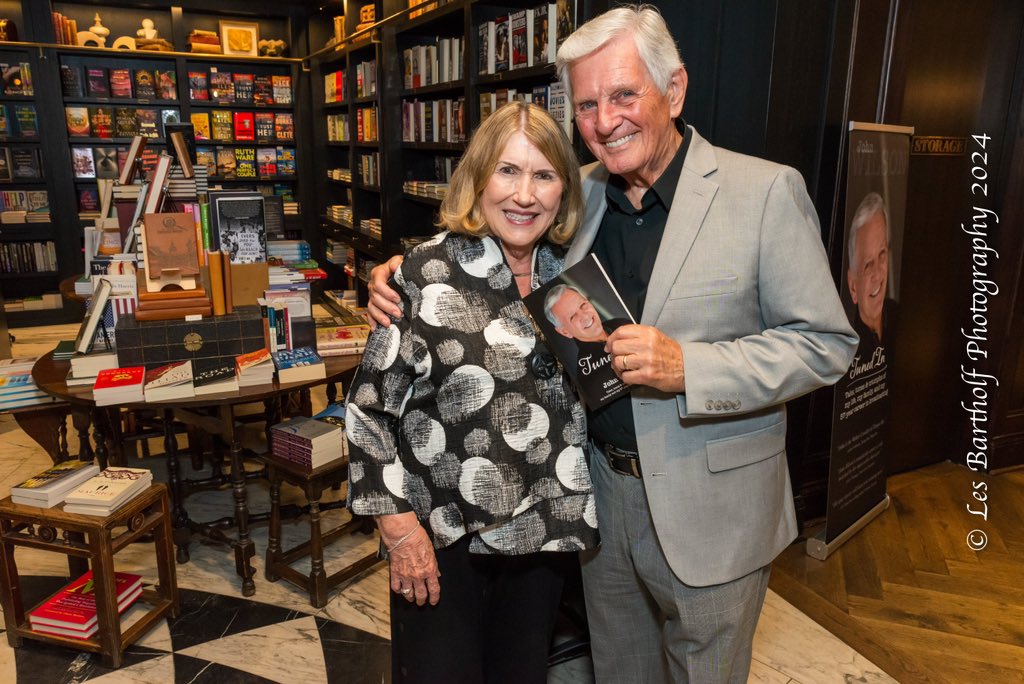So proud of dad as we celebrate his new book 💜#TunedIn