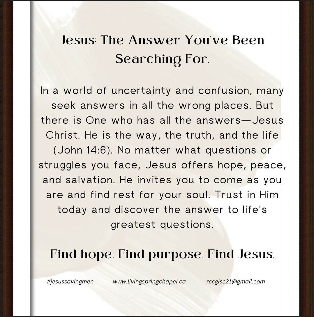 gilbero102's tweet photo. Jesus Is The Answer! https://t.co/QsnrYCXdCD