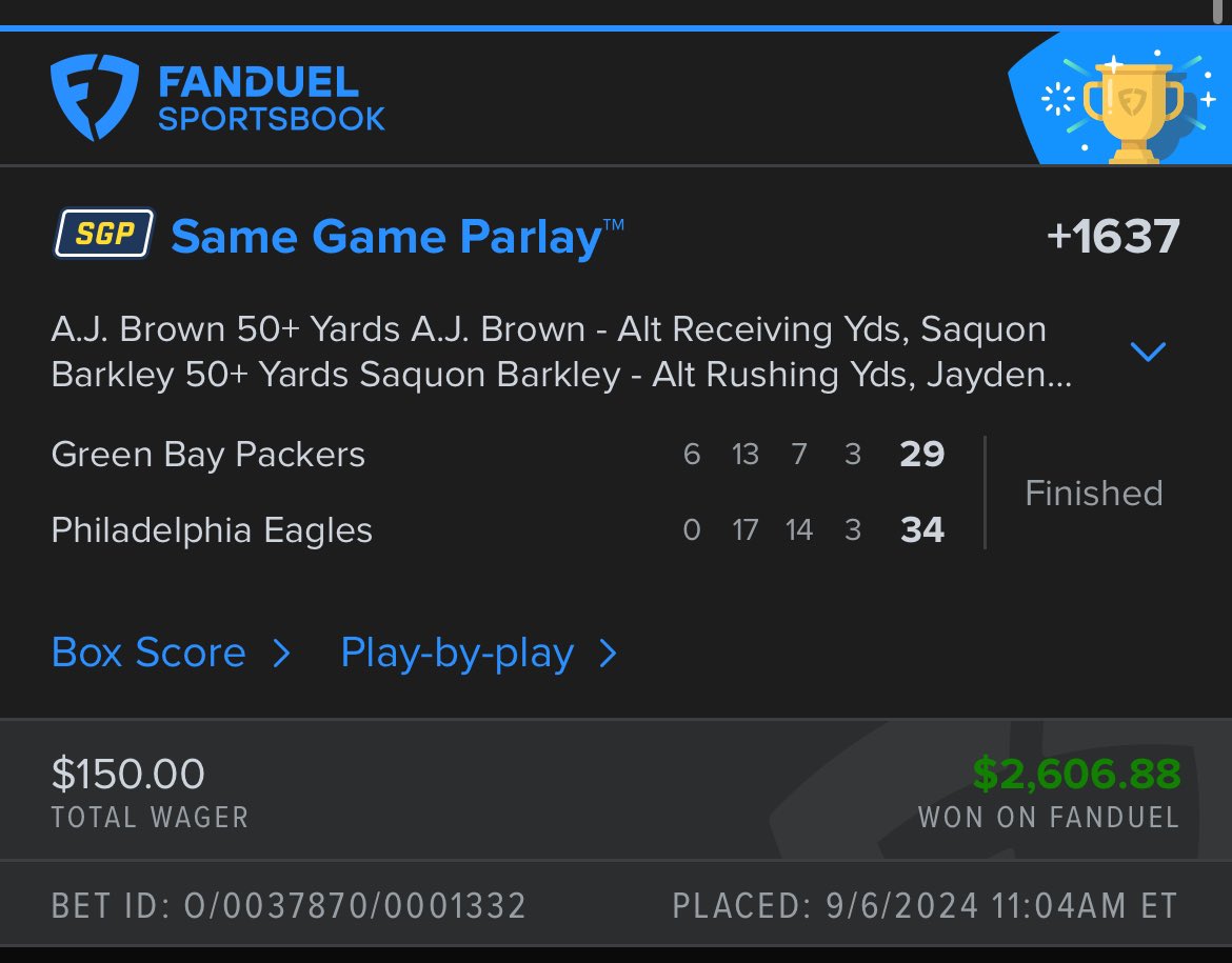 _Parlay_Bros's tweet image. What an amazing night! 3 straight winning nights in a row! We’re a new and small community, but we will grow together and eat together! We hit bank builders and big lottos here! 🔥🤑