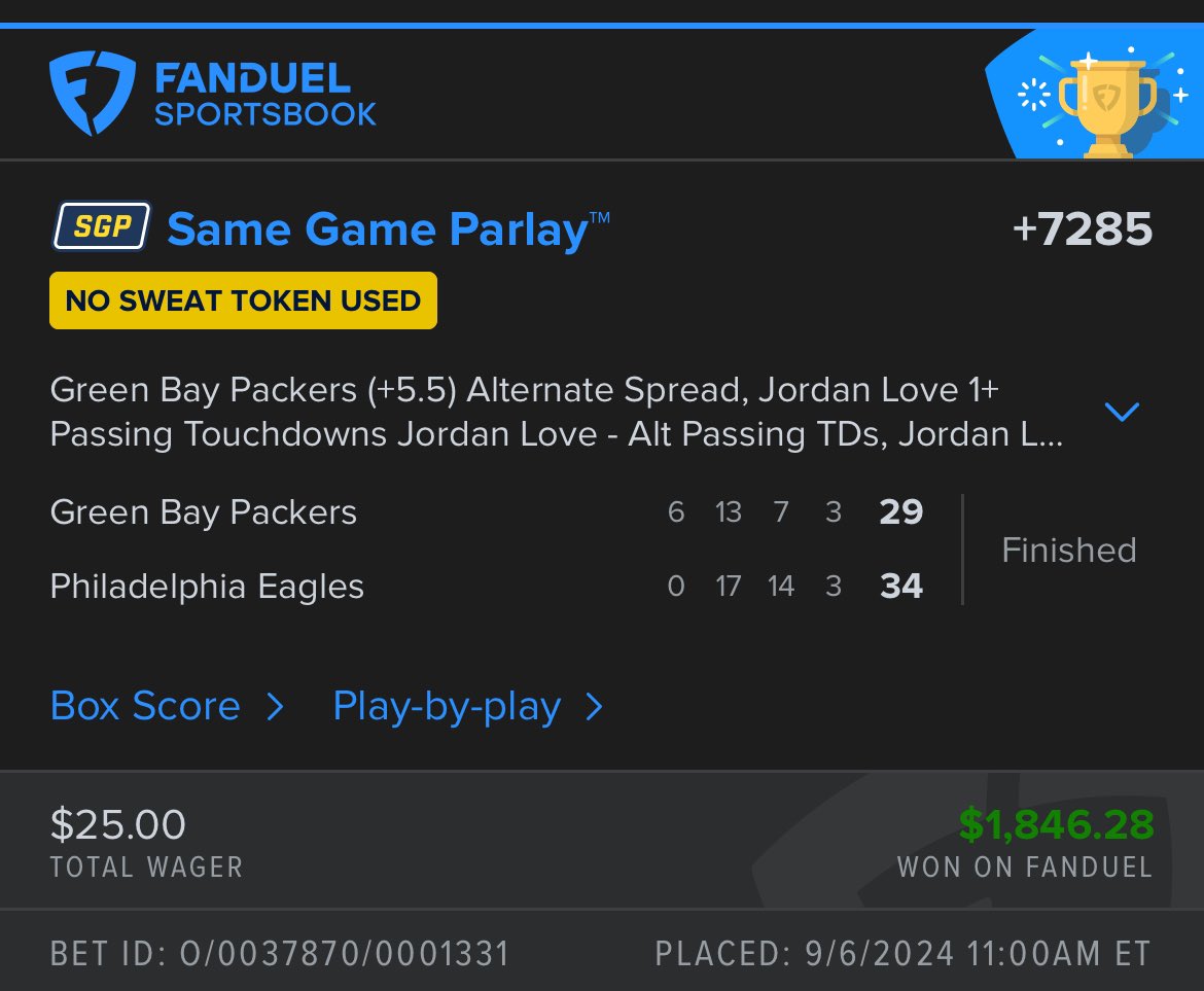 _Parlay_Bros's tweet image. What an amazing night! 3 straight winning nights in a row! We’re a new and small community, but we will grow together and eat together! We hit bank builders and big lottos here! 🔥🤑