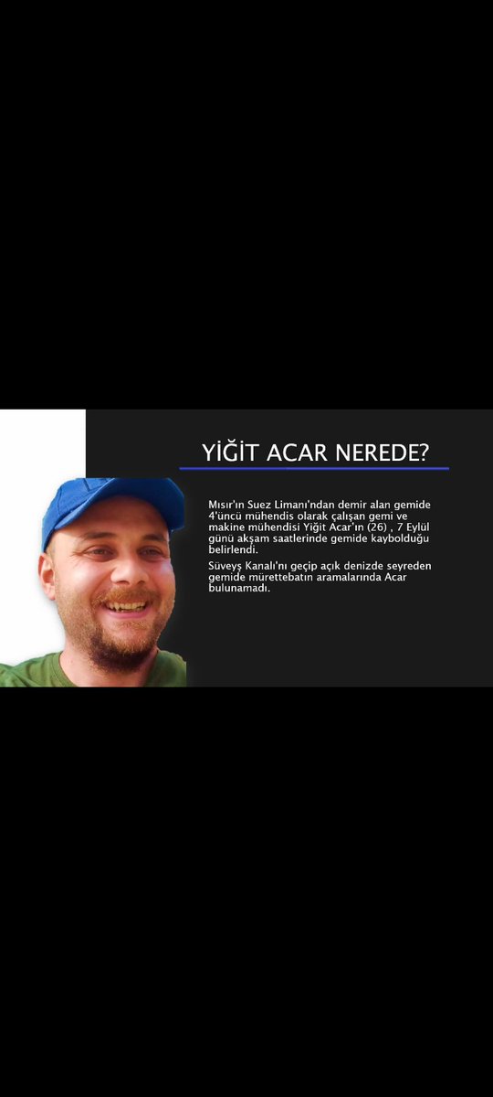 ArzuAca43429261's tweet photo. #YiğitAcar #Nerede @adalet_bakanlik @insanhakder @ihmsbf @DenizFederasyon 7Eylülde MOVERS ŞİRKETİNE AİT DEMA M İSİMLİ GEMİDE 26YILLIK EMEĞİMİZİ OĞLUMU NASIL OLUYORSA KAYBETTİLER 2YIL OLDU HİÇBİR KIMSE YARGILANMADI HERKES RAHAT HAYATINA DEVAM EDİYOR #OĞLUMU İSTİYORUM #BULUN https://t.co/fXRsTKEY59