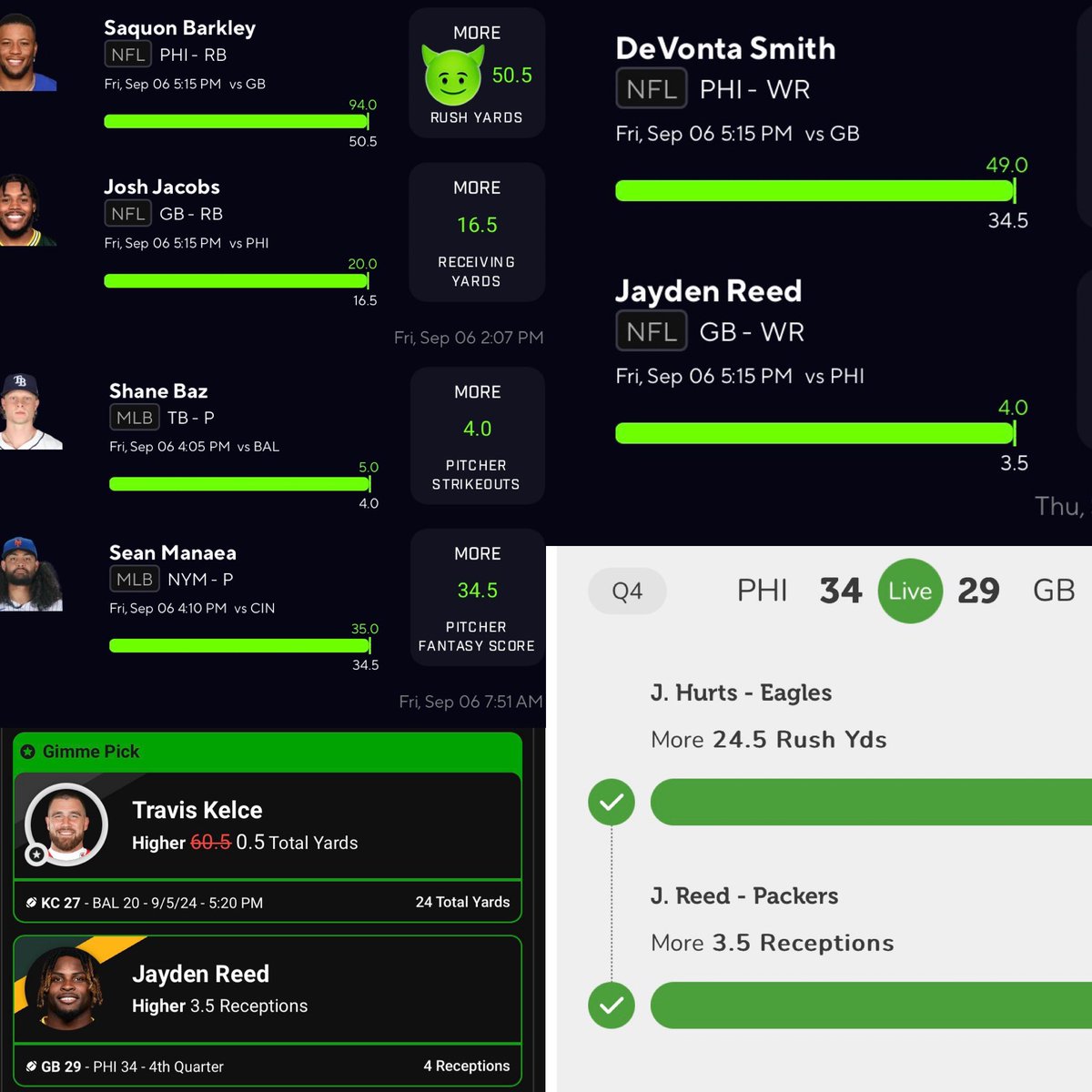 NotADocBets's tweet image. Welcome back NFL 🤝🏽 

We got some slips in the bank already and others half way there ⏳

Lock in with us below 🔥 

Free 5-day trial here ⬇️ 
dubclub.win/r/p/pri-z7drh/…

#DocsLocks #MLB #PrizePicks #BettingTwitter #BettingX #sportsbets