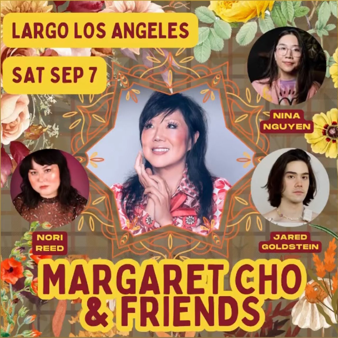 Tomorrow night <a href="/LargoLosAngeles/">Largo at the Coronet</a> tickets at margaretcho.com 🎉🥰