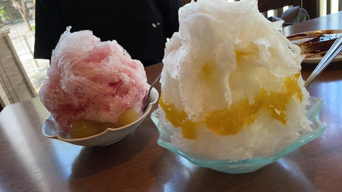 熊谷の雪くまです。
ぶどうと梅です