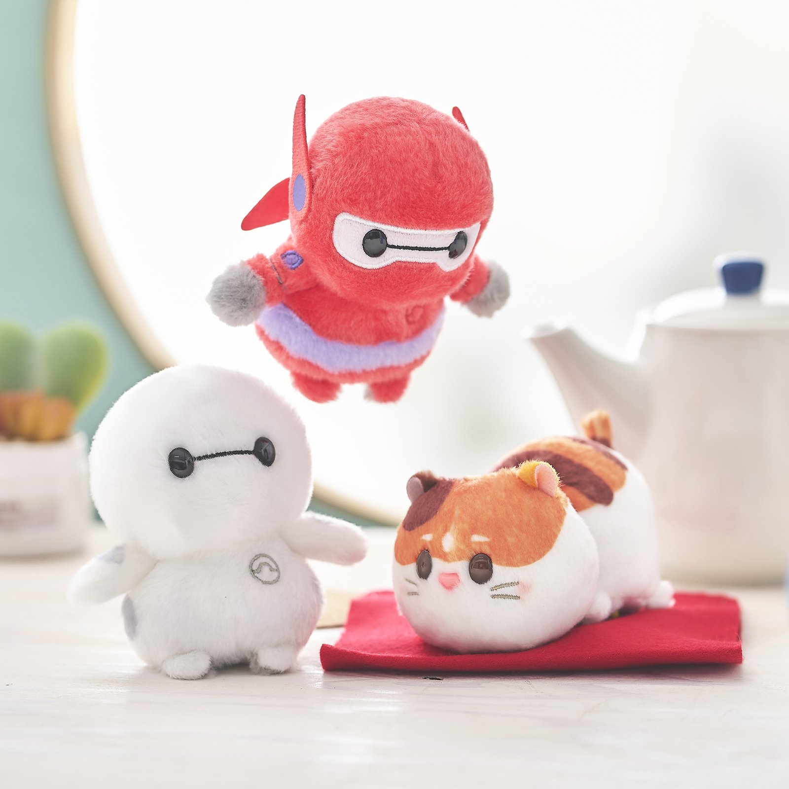 Disney - &lt;新品&gt;ベイマックス&amp;モチ うるぽちゃちゃん 3体セット ディズニーストア Disney - <新品>ベイマックス&モチ うるぽちゃちゃん 3体セット