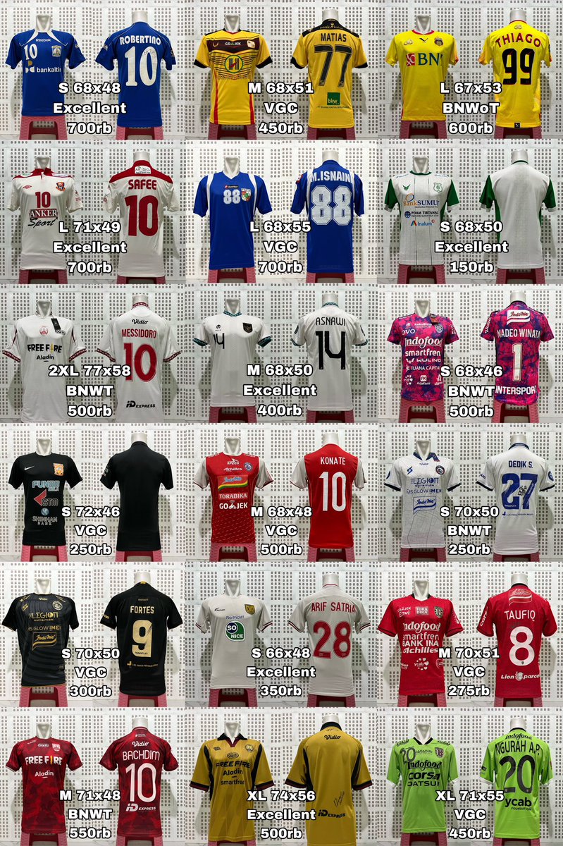 #jersey4sale BUY 2 FREE 1 JERSEY PERSIB/PSMS. Size &amp; harga tertera. WA: 081218129440. thx

<a href="/jerseysneil/">#lelangsneil</a> <a href="/fieldersftbl/">Fielders Football</a> <a href="/futebolre/">Futebol Originale</a> <a href="/Reds_Flare/">RedsFlare</a> <a href="/equilibrium_46/">Authentic Corner</a> <a href="/BaliFootballShp/">Football in Paradise</a> <a href="/RCJerseyOri/">#RCJerseyOri Football Shop</a> #JerseyLigina <a href="/Jerseyforum/">The OG Indonesian Blokecore</a>