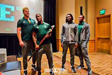 Can’t wait to see <a href="/Dontaemcmilla28/">Dontae Mcmillan</a>, <a href="/MaxReese10/">Max Reese</a>, <a href="/Zyell12/">Zyell Griffin🙌🏾</a>, and <a href="/gabehoffmann/">Gabe Hoffmann</a> carry out the Wrench for tomorrow’s game!

#ETOUGH ⛓️ #BET