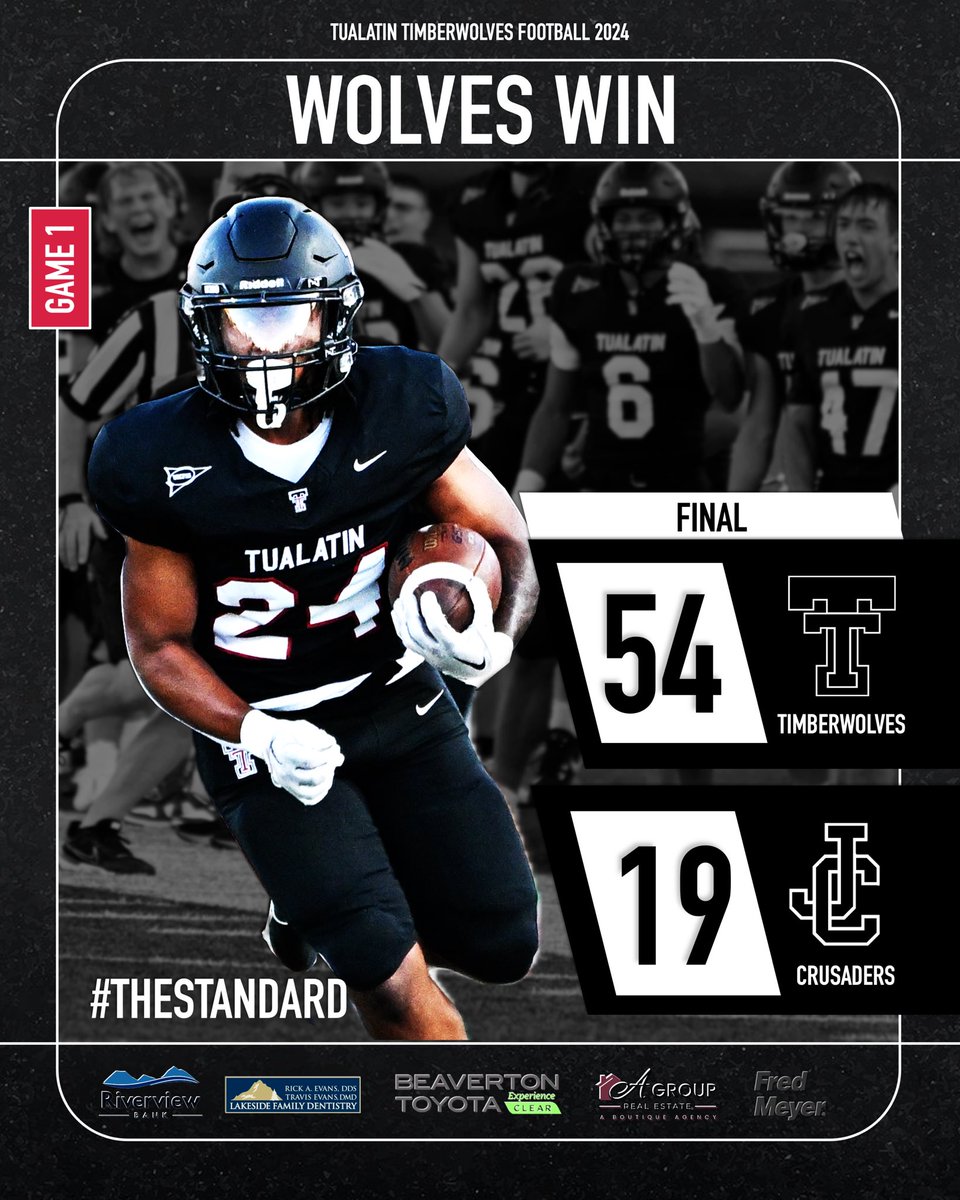 What a way to kick off the season! 💥💥

We hit the road next week for the first time en route to South Salem! 

Well done, Wolves!! 

#TheStandard