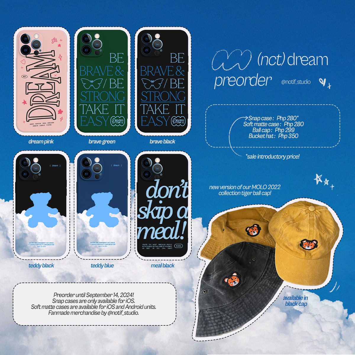 (help rt) preorder┊nct dream: dreamscape 💭

— order &amp; payment deadline: Sept 14, 10:00PM
— complete details in our form

🛒: bit.ly/notifdrmscp
📱: bit.ly/notifphones

⋆ 📲 ˚ 📦🧸🌧️ 。⋆ ★