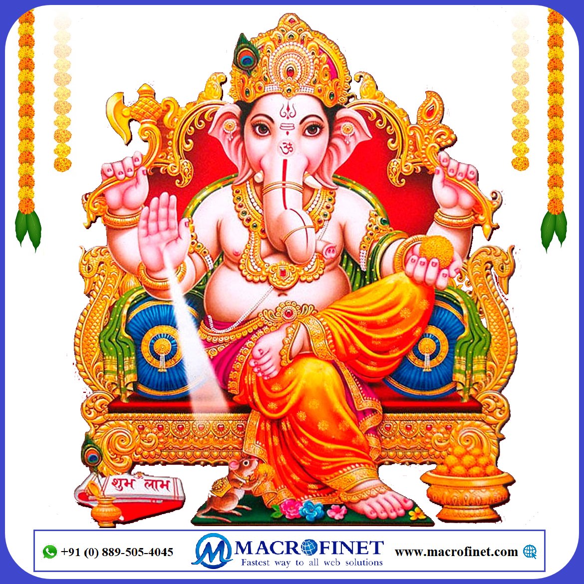 macrofinet's tweet image. 🌟 Happy Ganesh Chaturthi! 🌟
May Lord Ganesha bless you with prosperity, joy, and wisdom. Celebrate this auspicious festival with love and devotion. 🙏

#GaneshChaturthi #ganpatibappamorya #FestivalOfJoy #NewBeginnings #Prosperity #Peace #Wisdom #HinduFestival #Blessings