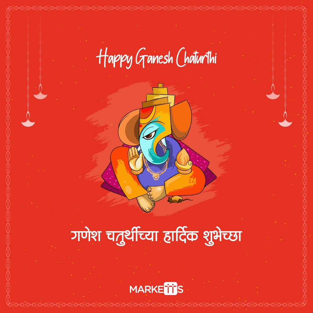 Marketts_'s tweet photo. Let’s welcome the remover of obstacles and the harbinger of new beginnings! Wishing everyone a blessed and joyful Ganesh Chaturthi! 🙏🐘🌸
.
.
.
.
#GaneshChaturthi #GanpatiBappaMorya #bappablessings #Ganeshotsav #DivineBlessings #CelebrateTogether #GaneshFestival https://t.co/SFJ2xIdWUJ