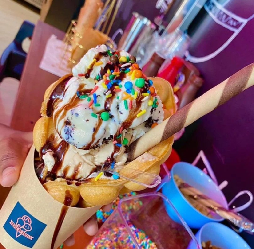 HouseofChills's tweet photo. Bubble waffles available this weekend. https://t.co/hdS1gnfVDe