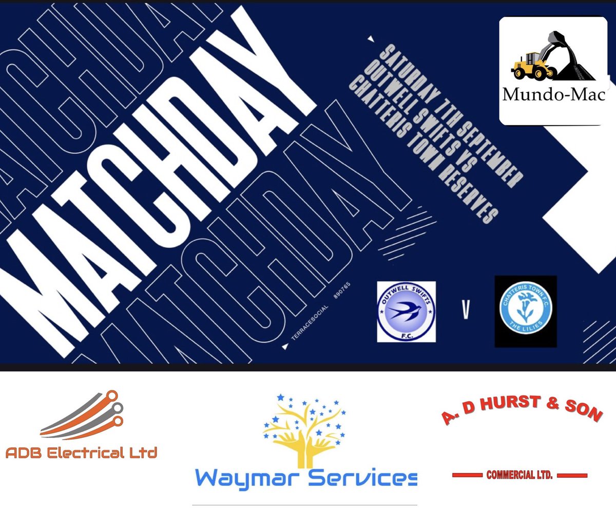 Finally !!!! Today to start the season at home against <a href="/ChatterisTownFC/">Chatteris Town FC</a>  reserves. Kick off is 3pm at The Nest. #UpTheSwifts #SeckerAndLewiesBlueAndWhiteArmy