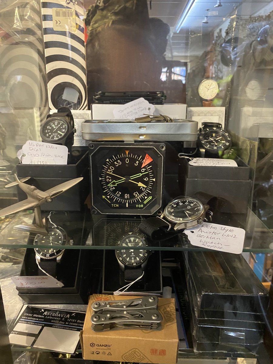 Unique Items &amp; Watches.
MWC Watches and INOP Aircraft instruments for that perfect desk top conversation peace .