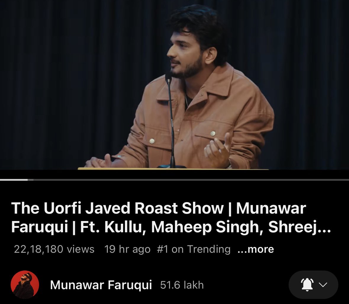 munawar0018's tweet photo. We are trending on #1 on YouTube 🙌❤️
Go watch now if you haven’t already 
https://t.co/H9pOgPfTmt https://t.co/ounDuD9EdG
