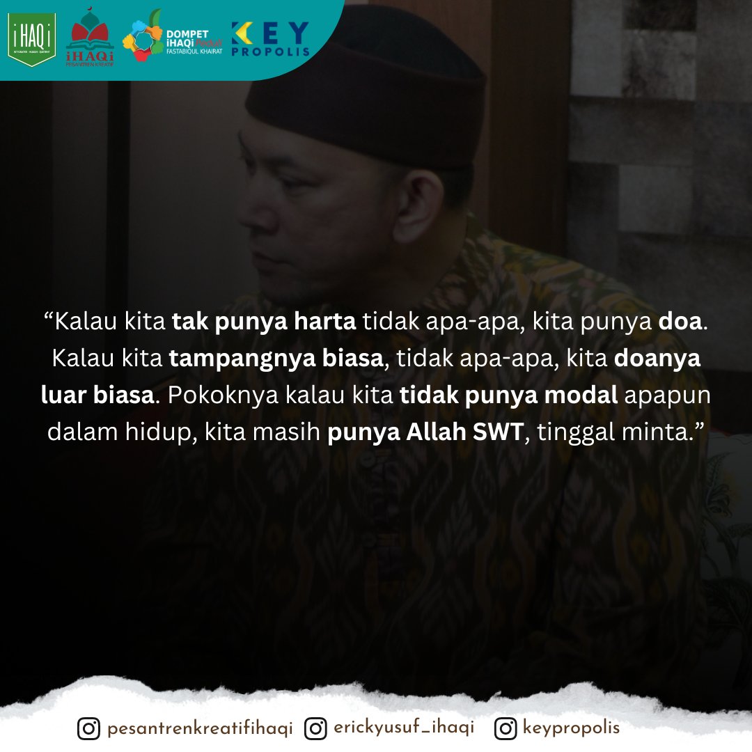 tinggal minta ingat Allah maha kaya dan maha baik,jangan bosan bosan berdoa❤️