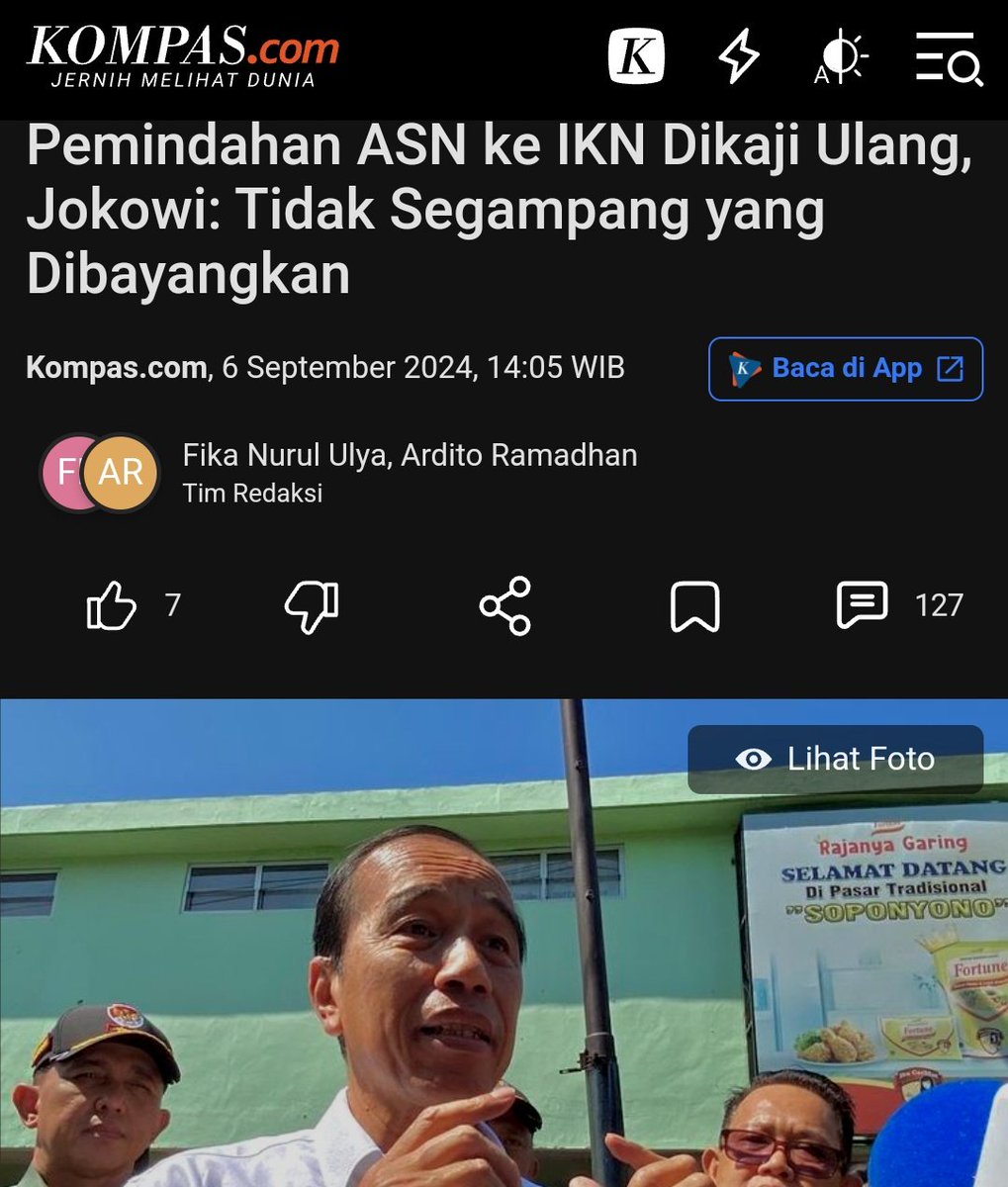 TungguinYa's tweet photo. .
.
Yang maksa mau mindahin ASN
bulan September kan Elu Bro @jokowi 

Makanya biasain seorang Kepala Negara itu
KALO NGOMONG TU   D I U K U R   DULU
Jangan kegedean NAFSU !!!

Gimana Investor Asing bisa percaya ..
Kalo Lu aja omongannya   K O S O N G   ??!!!
.
. https://t.co/Gx8kBwh7Er