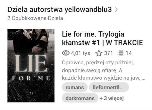 yellowandblu3's tweet photo. I DID IT! Dziękuję, że poświęcacie swój czas na czytanie o moich dzieciakach ❤
#LieForMe #twitteroweksiążkary https://t.co/aFrsw0SXNp
