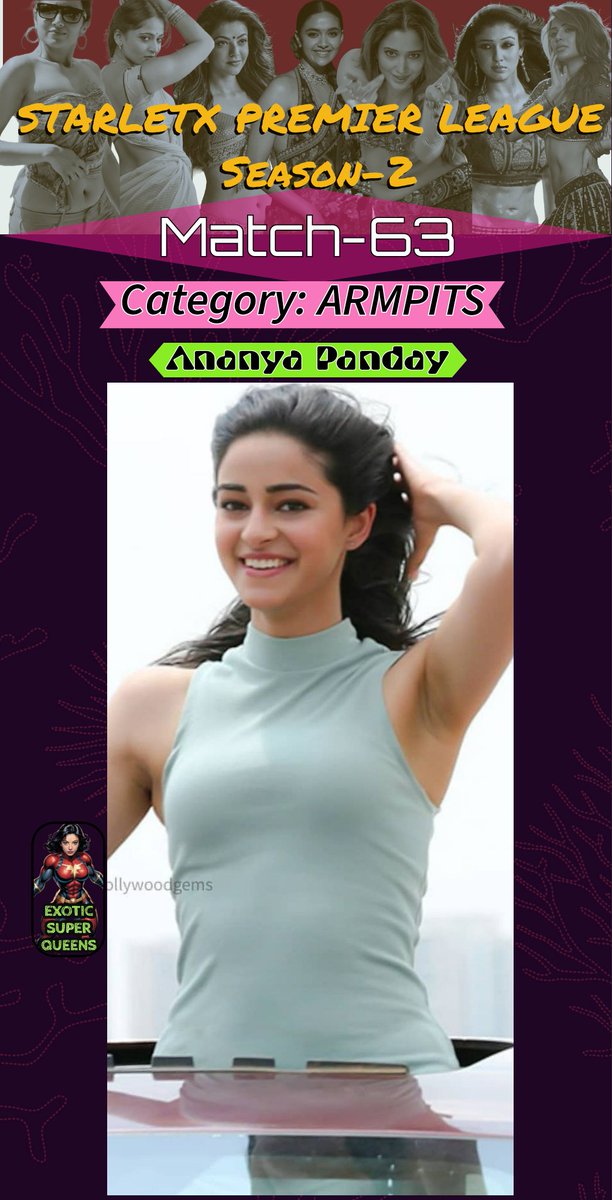 StarletX_'s tweet photo. #StarletXPremierLeague -Season2

MATCH-63:

 #ExoticSuperQueens vs #MonsterSuperQueens

#AnanyaPanday vs #AnupamaParameswaran

@Aravind2091
@Gorgeous_Divas
@actressverse_
@menonaswanth
@MrMonsterr777
@aneshhari 
@pamforlyf
@urzramtz 
@darkseeker00
@Rajesh11504

Vote in poll👇 https://t.co/7EaRY14I4I
