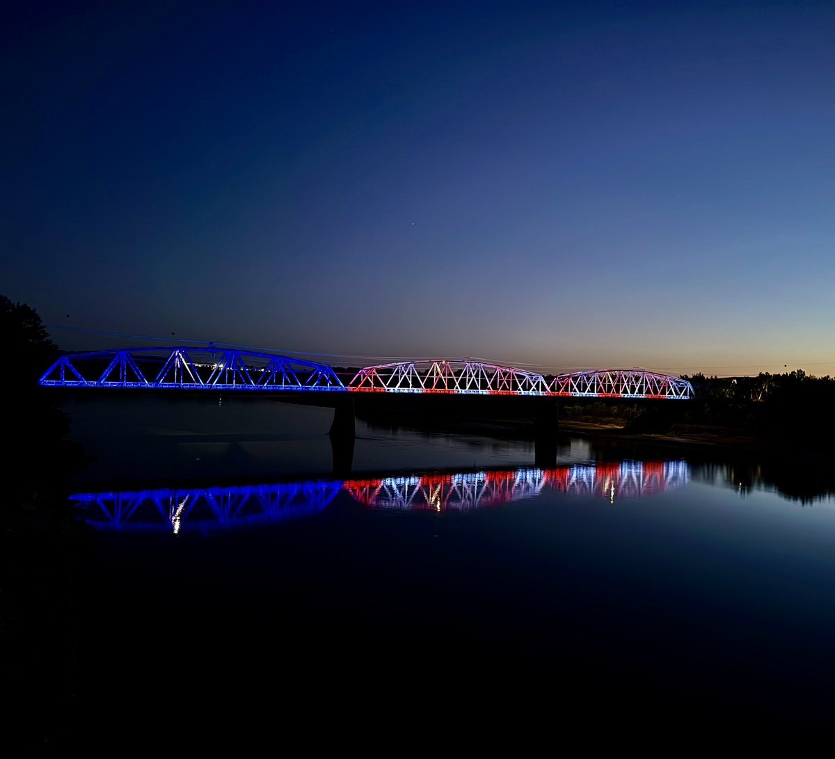 Evening glow. Glendive, Montana