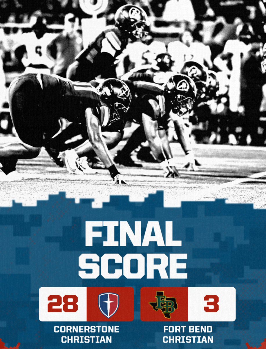 Cornerstone Warrior Football (@cornerstonefb) on Twitter photo FINAL SCORE UPDATE ⬇️
<a href="/coach9cg/">Clayton Guillory</a> <a href="/CCSRecruitingFB/">Cornerstone Football Recruiting</a> <a href="/CCSWarriorsSATX/">CCS Warrior Athletics</a> <a href="/2MGE_/">𝟚𝕄 𝔾𝕣𝕚𝕕𝕚𝕣𝕠𝕟 𝔼𝕧𝕒𝕝𝕦𝕒𝕥𝕚𝕠𝕟𝕤</a> <a href="/_RL_Martin/">R.L. Martin</a> <a href="/MikeM_Scout/">𝕄𝕚𝕜𝕖 𝕄𝕠𝕣𝕣𝕚𝕤 𝕊𝕣</a> <a href="/TXPrivateFBGuy/">Texas Private School Football</a> <a href="/BDammone/">Along The Wire</a> <a href="/TeamLSCSN/">Lone Star Christian Sports Network (LSCSN)</a> <a href="/TXPSMedia/">Texas Private School Media</a> <a href="/TXHS_Football/">SouthCentralTXFootball 📺</a> <a href="/SA_Sports/">San Antonio Sports</a> <a href="/sanantoniohss/">San Antonio High School Sports</a> <a href="/MaxPreps/">MaxPreps</a> FINAL SCORE UPDATE ⬇️
<a href="/coach9cg/">Clayton Guillory</a> <a href="/CCSRecruitingFB/">Cornerstone Football Recruiting</a> <a href="/CCSWarriorsSATX/">CCS Warrior Athletics</a> <a href="/2MGE_/">𝟚𝕄 𝔾𝕣𝕚𝕕𝕚𝕣𝕠𝕟 𝔼𝕧𝕒𝕝𝕦𝕒𝕥𝕚𝕠𝕟𝕤</a> <a href="/_RL_Martin/">R.L. Martin</a> <a href="/MikeM_Scout/">𝕄𝕚𝕜𝕖 𝕄𝕠𝕣𝕣𝕚𝕤 𝕊𝕣</a> <a href="/TXPrivateFBGuy/">Texas Private School Football</a> <a href="/BDammone/">Along The Wire</a> <a href="/TeamLSCSN/">Lone Star Christian Sports Network (LSCSN)</a> <a href="/TXPSMedia/">Texas Private School Media</a> <a href="/TXHS_Football/">SouthCentralTXFootball 📺</a> <a href="/SA_Sports/">San Antonio Sports</a> <a href="/sanantoniohss/">San Antonio High School Sports</a> <a href="/MaxPreps/">MaxPreps</a>
