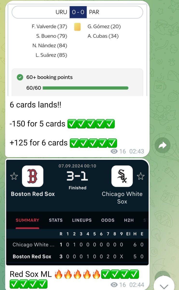 TwoLooney's tweet photo. MORE WINNERS ✅️✅️✅️✅️✅️

1u PARLAY +323 ✅️✅️✅️✅️✅️
2u PARLAY +115 ✅️✅️✅️✅️✅️

SINGLES GALORE &amp; MORE‼️

JOIN NOW ⬇️⬇️⬇️⬇️⬇️⬇️

https://t.co/n9ZqqG9zFU

MEGA WEEKEND OF SPORTS!!

#GamblingX #NFLBrazil #NFLKickoff2024 #NCAAF #Brazil #MLB #Dirtywater https://t.co/T7bHILlRze
