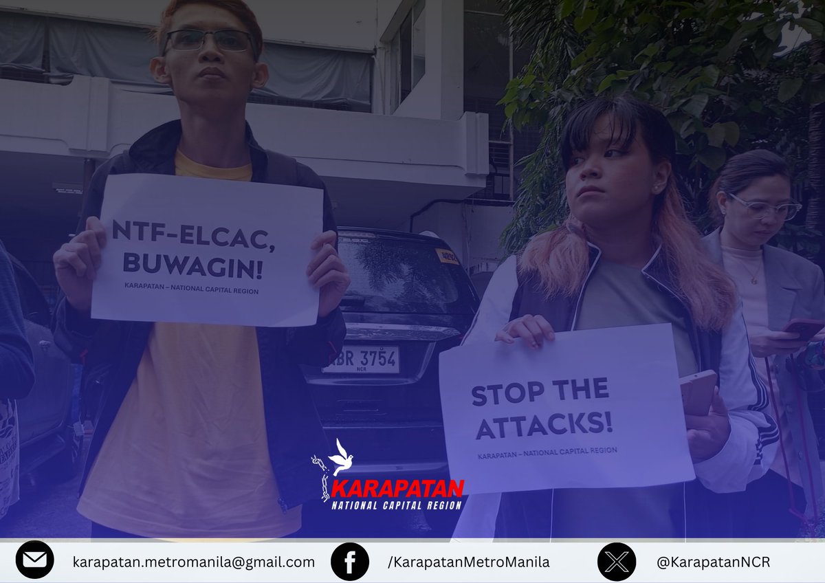 Nitong September 3, naglabas na ang Malolos Regional Trial Court ng resolusyon na DISMISSED ang kasong Anti-Terror Act laban sa mga lider unyonista at organisador ng mga manggagawa na sina Ed Cubelo at Rodrigo Esparago. 

facebook.com/share/pa5zC6VM…